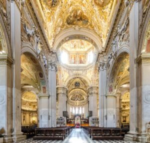 Bergamo, santa Maria Maggiore, interior